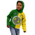 Cook Islands Kid Hoodie Yellow-Green Half Style LT6 - Polynesian Pride