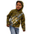 Polynesian Fiji Kid Hoodie with Coat Of Arms Claws Style - Gold LT6 - Polynesian Pride