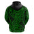 New Zealand Hoodie Maori Pattern Green LT6 - Polynesian Pride