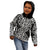 New Zealand Kid Hoodie Maori Pattern White LT6 - Polynesian Pride
