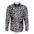 New Zealand Long Sleeve Button Shirt Maori Pattern White LT6 Unisex White - Polynesian Pride