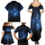 Matariki Te Tau Hou Māori Family Matching Summer Maxi Dress and Hawaiian Shirt New Zealand Starry Sky