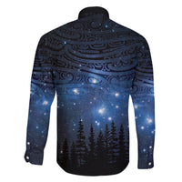 Matariki Te Tau Hou Māori Family Matching Tank Maxi Dress and Hawaiian Shirt New Zealand Starry Sky LT7 - Polynesian Pride