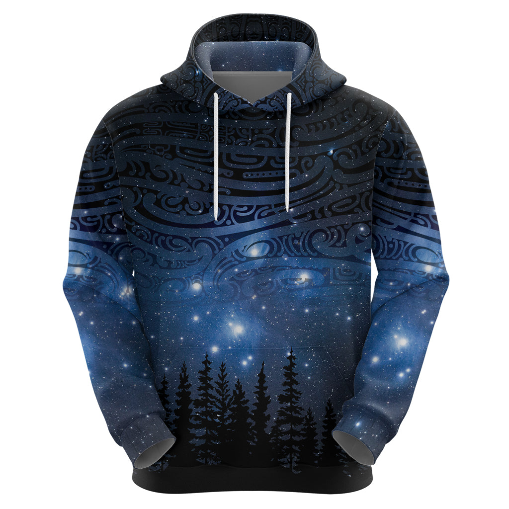 Matariki Te Tau Hou Māori Hoodie New Zealand Starry Sky LT7 - Polynesian Pride