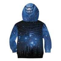 Matariki Te Tau Hou Māori Kid Hoodie New Zealand Starry Sky