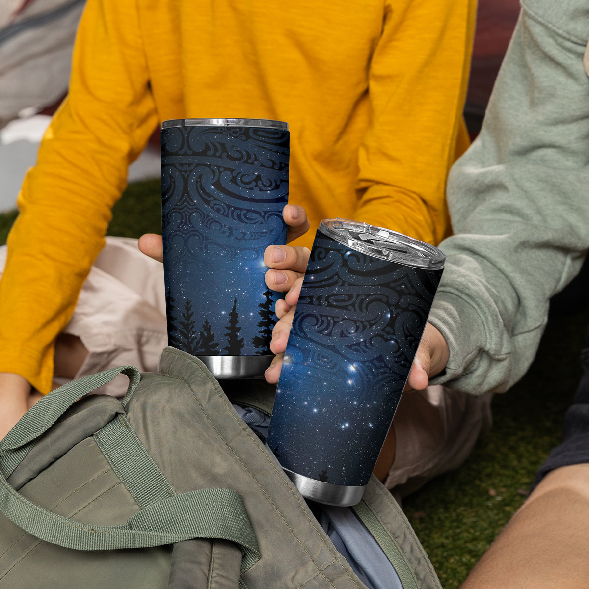 Matariki Te Tau Hou Māori Tumbler Cup New Zealand Starry Sky