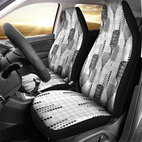 Aloha Hawaii Vintage Kahili Pa'a Lima Car Seat Cover Palaka Print Hinahina