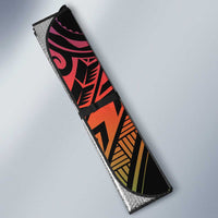 New Caledonia Kanaky Personalized Auto Sun Shade Kagu Bird Emblem - Polynesian Pride