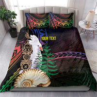 New Caledonia Kanaky Personalized Bedding Set Kagu Bird Emblem LT7 - Polynesian Pride