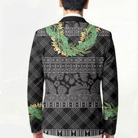 Hawai'i Paniolo Maile Twisted Lei Blazer Obsidian Black LT7 - Polynesian Pride