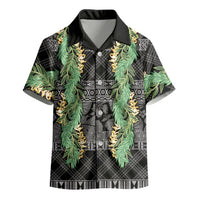 Hawai'i Paniolo Maile Twisted Lei Kid Hawaiian Shirt Obsidian Black LT7 - Polynesian Pride