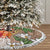 Polynesian Tree Skirt Tropical Santa - Plumeria Beige Vintage