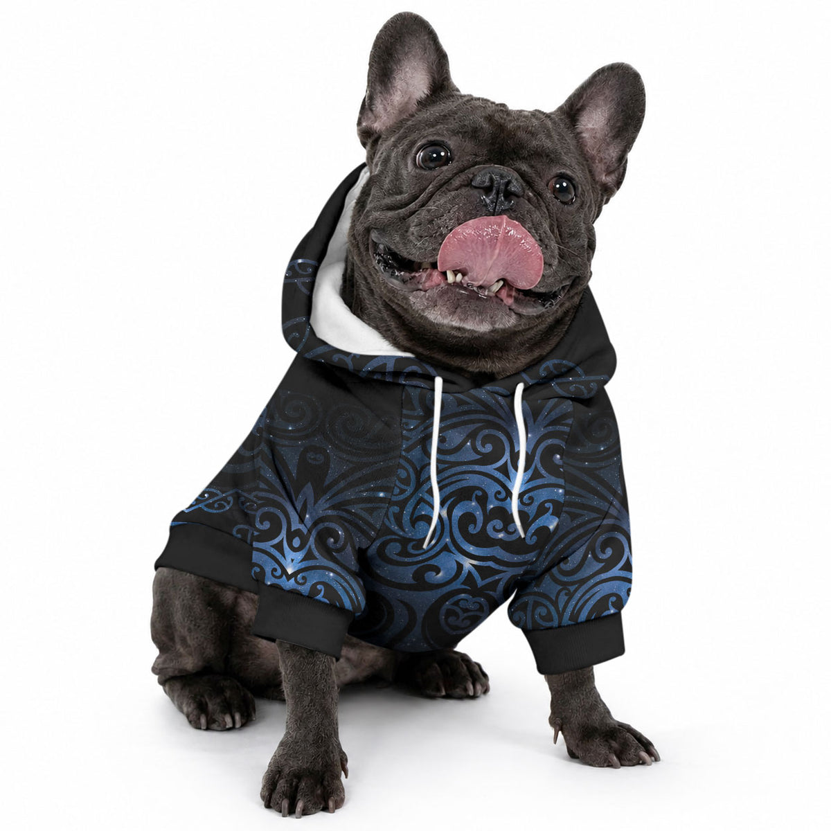 New Zealand Matariki Pet Hoodie Cosmic Style