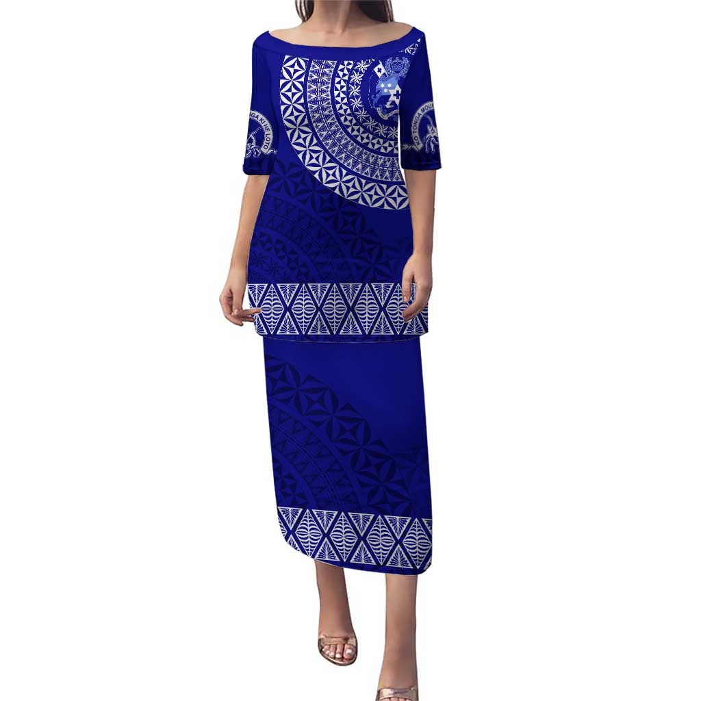 Queen Salote College Tonga Puletasi Dress Kupesi Style - Ver03 LT7
