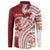 Aloha Hawaii Island Personalized Button Sweatshirt Crimson Dreamy Turtle