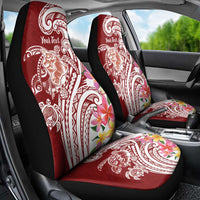Aloha Hawaii Island Personalized Car Seat Cover Crimson Dreamy Turtle