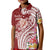 Aloha Hawaii Island Personalized Kid Polo Shirt Crimson Dreamy Turtle