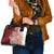 Aloha Hawaii Island Personalized Shoulder Handbag Crimson Dreamy Turtle
