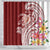 Aloha Hawaii Island Personalized Shower Curtain Crimson Dreamy Turtle
