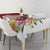 Aloha Hawaii Island Personalized Tablecloth Crimson Dreamy Turtle