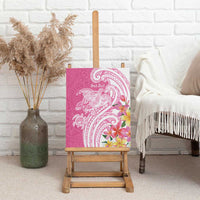 Aloha Maui Island Personalized Canvas Wall Art Rose Dreamy Turtle
