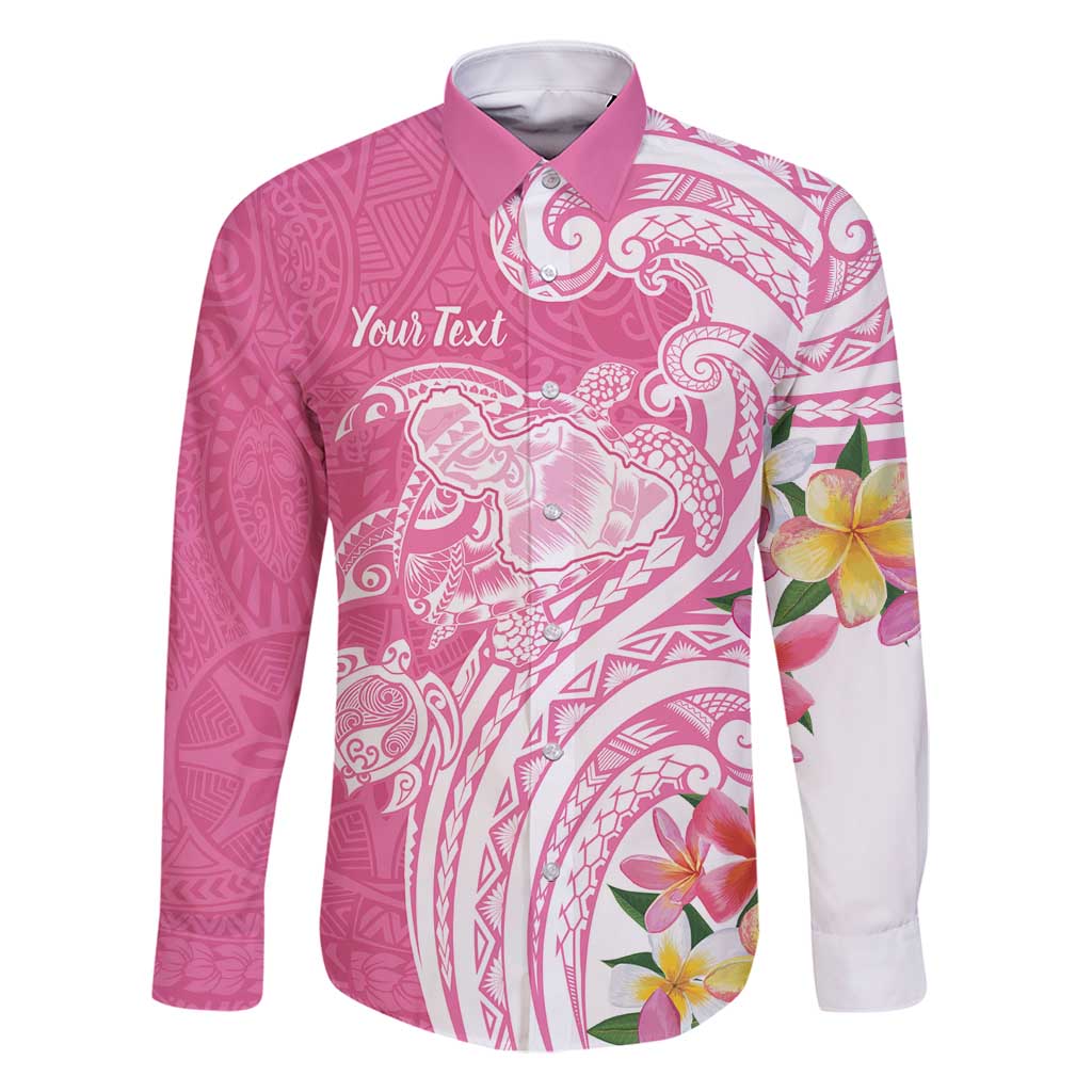 Aloha Maui Island Personalized Family Matching Off Shoulder Short Dress and Hawaiian Shirt Rose Dreamy Turtle