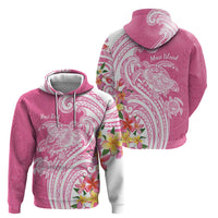 Aloha Maui Island Personalized Hoodie Rose Dreamy Turtle