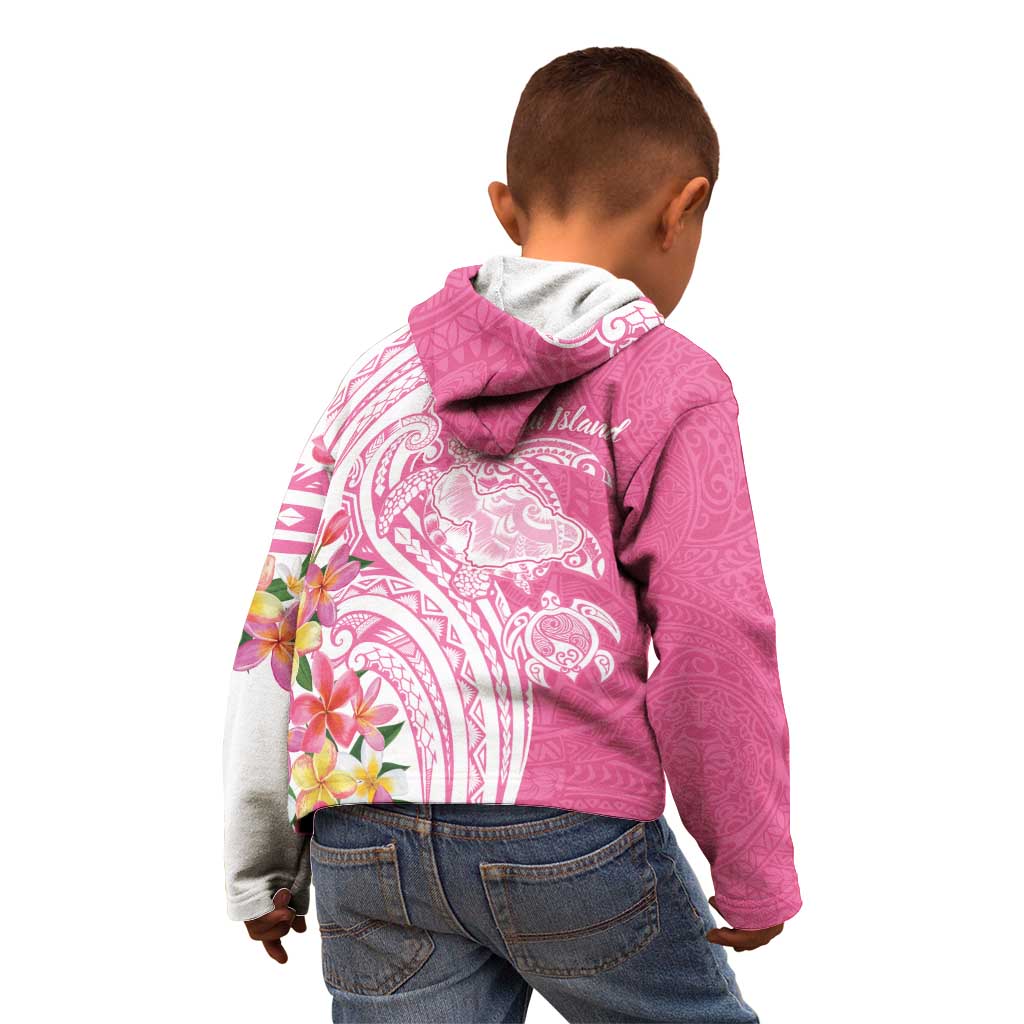 Aloha Maui Island Personalized Kid Hoodie Rose Dreamy Turtle