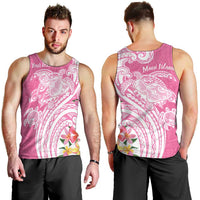 Aloha Maui Island Personalized Men Tank Top Rose Dreamy Turtle