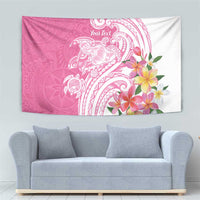 Aloha Maui Island Personalized Tapestry Rose Dreamy Turtle
