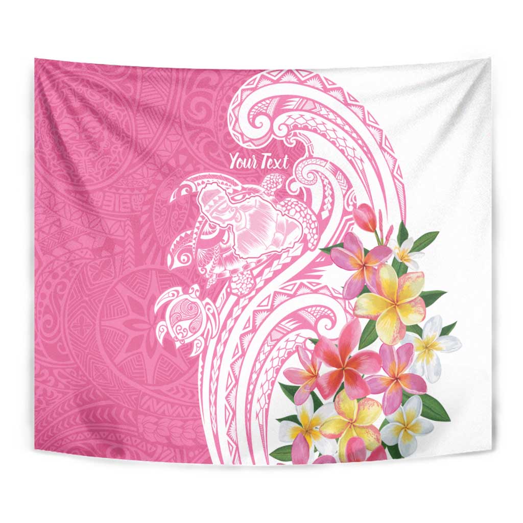 Aloha Maui Island Personalized Tapestry Rose Dreamy Turtle
