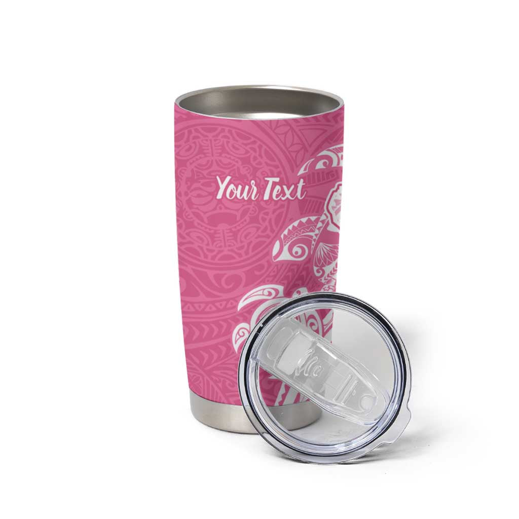 Aloha Maui Island Personalized Tumbler Cup Rose Dreamy Turtle