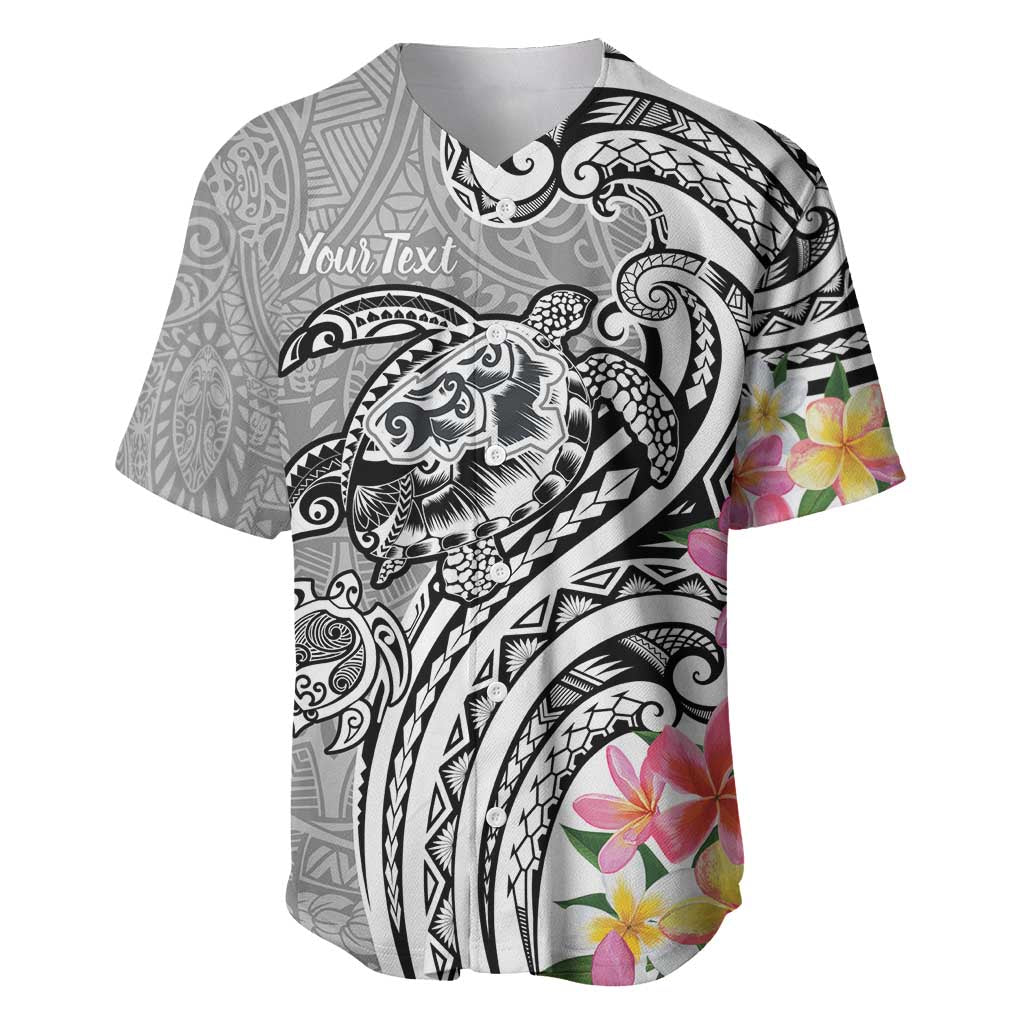 Aloha Kahoolawe Island Personalized Baseball Jersey Ashen Dreamy Turtle LT7 Grey - Polynesian Pride