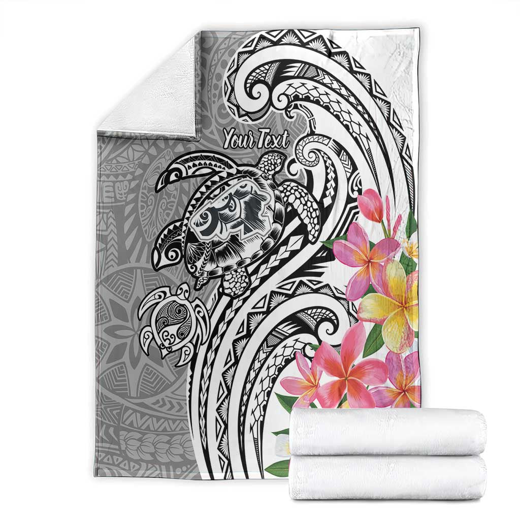 Aloha Kahoolawe Island Personalized Blanket Ashen Dreamy Turtle