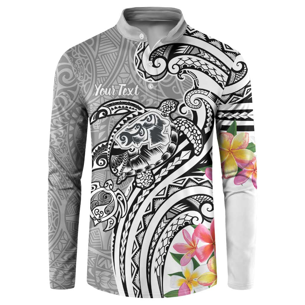 Aloha Kahoolawe Island Personalized Button Sweatshirt Ashen Dreamy Turtle