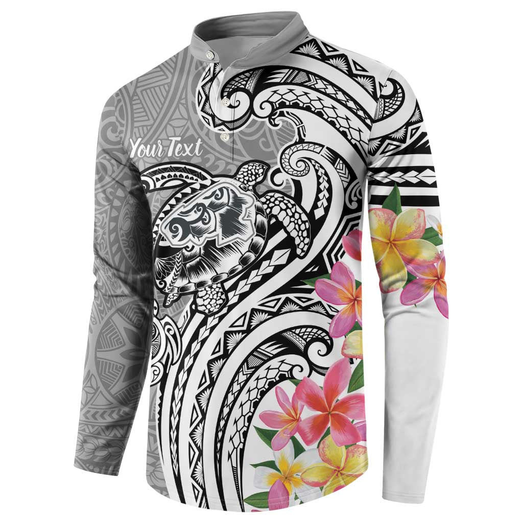 Aloha Kahoolawe Island Personalized Button Sweatshirt Ashen Dreamy Turtle