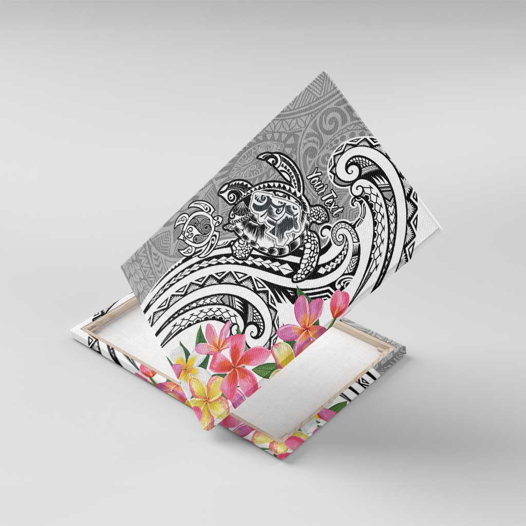 Aloha Kahoolawe Island Personalized Canvas Wall Art Ashen Dreamy Turtle