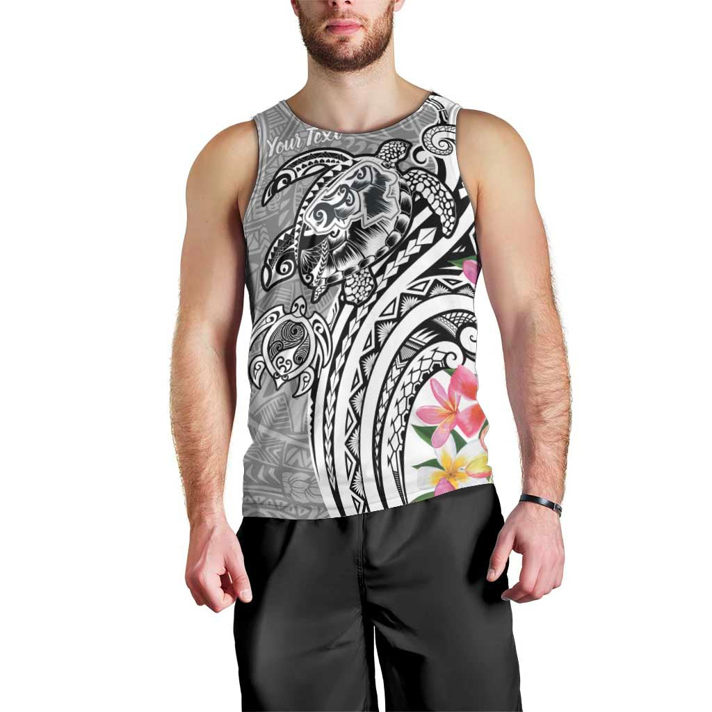 Aloha Kahoolawe Island Personalized Men Tank Top Ashen Dreamy Turtle