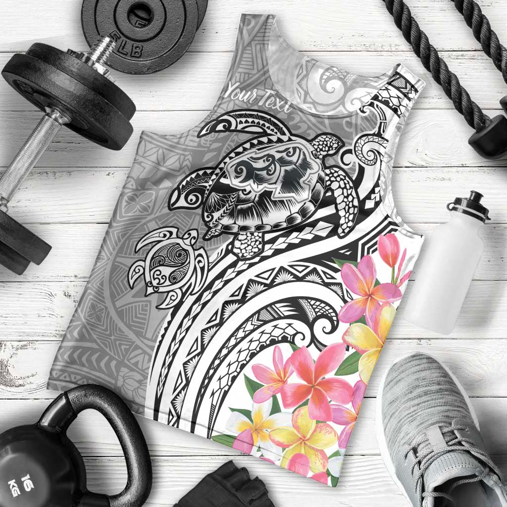 Aloha Kahoolawe Island Personalized Men Tank Top Ashen Dreamy Turtle