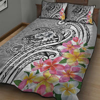 Aloha Kahoolawe Island Personalized Quilt Bed Set Ashen Dreamy Turtle