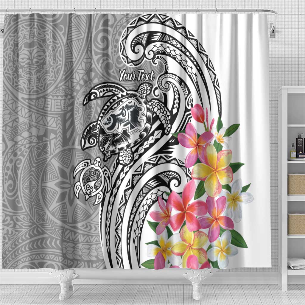 Aloha Kahoolawe Island Personalized Shower Curtain Ashen Dreamy Turtle