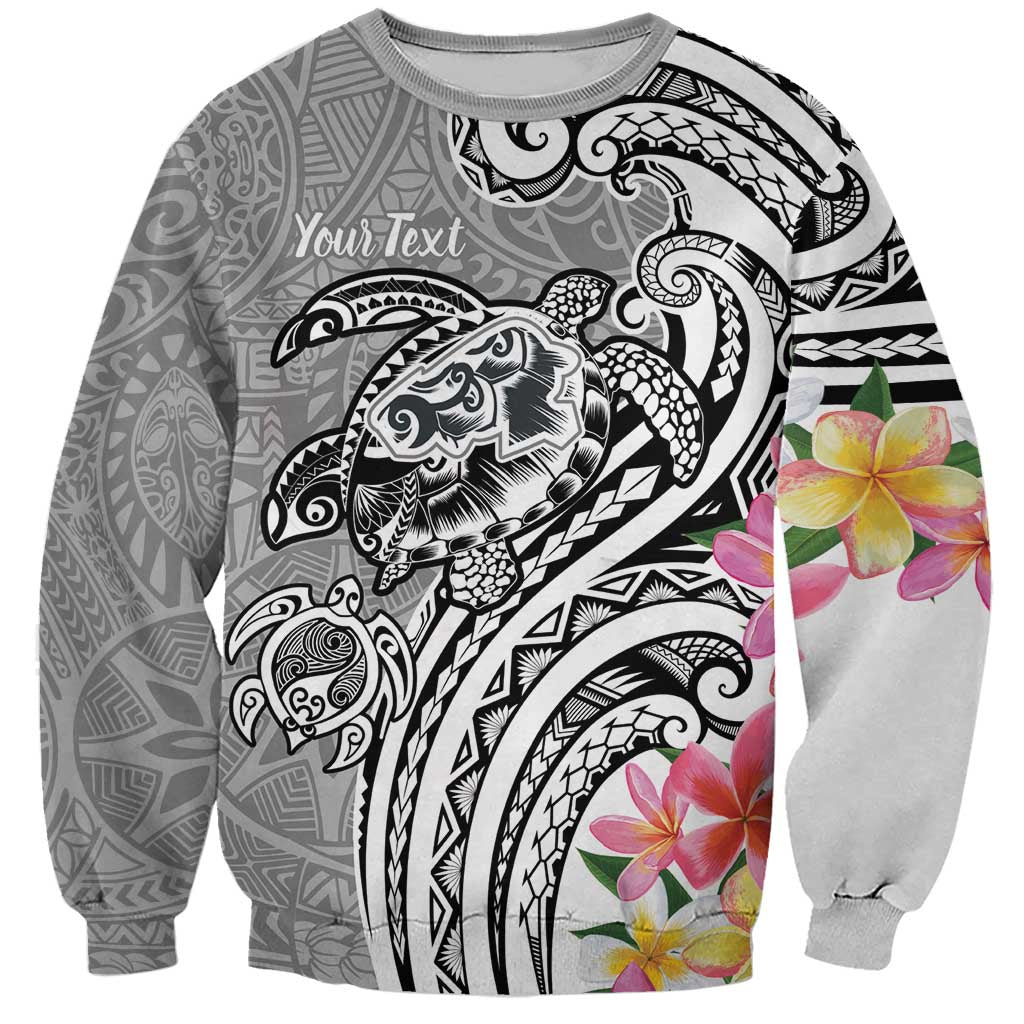 Aloha Kahoolawe Island Personalized Sweatshirt Ashen Dreamy Turtle LT7 Unisex Grey - Polynesian Pride