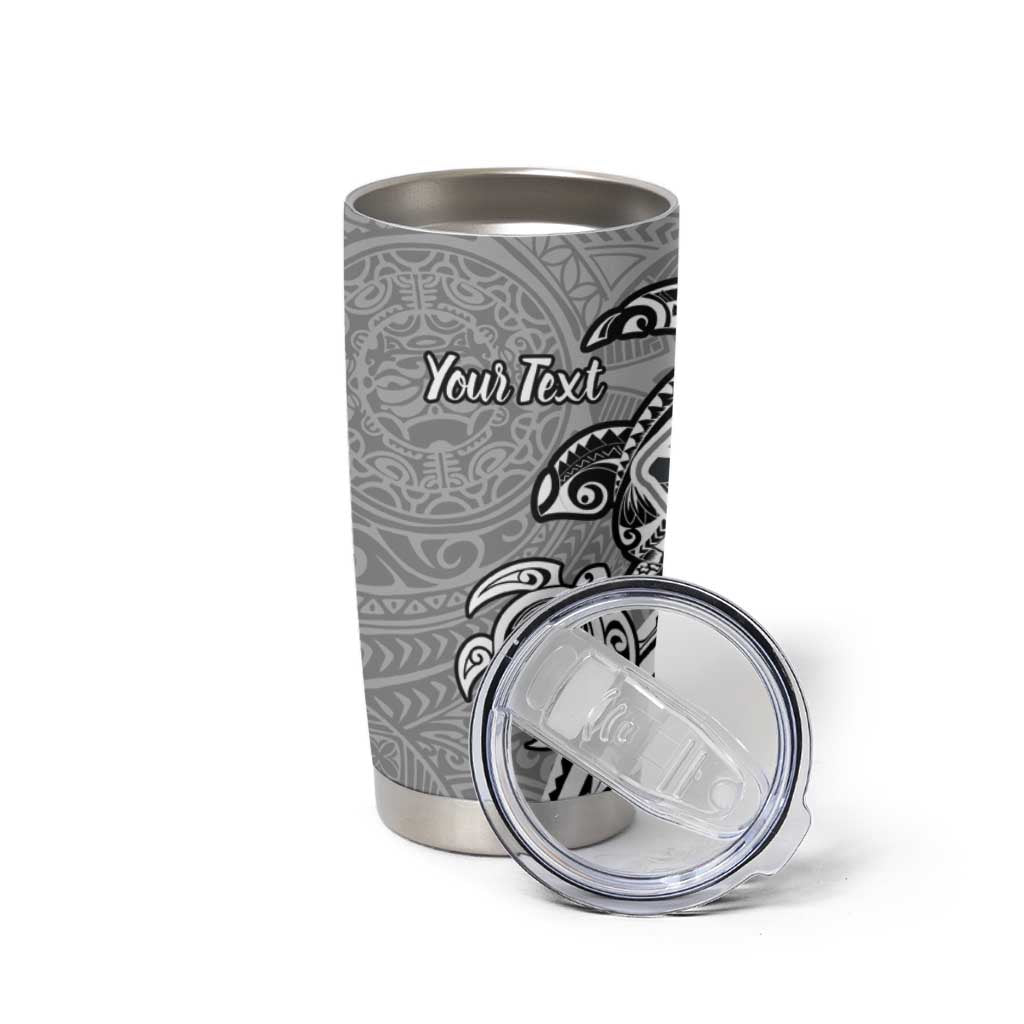 Aloha Kahoolawe Island Personalized Tumbler Cup Ashen Dreamy Turtle LT7 - Polynesian Pride