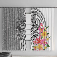 Aloha Kahoolawe Island Personalized Window Curtain Ashen Dreamy Turtle