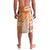 Aloha Lanai Island Personalized Lavalava Orange Dreamy Turtle