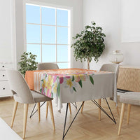 Aloha Lanai Island Personalized Tablecloth Orange Dreamy Turtle LT7 - Polynesian Pride