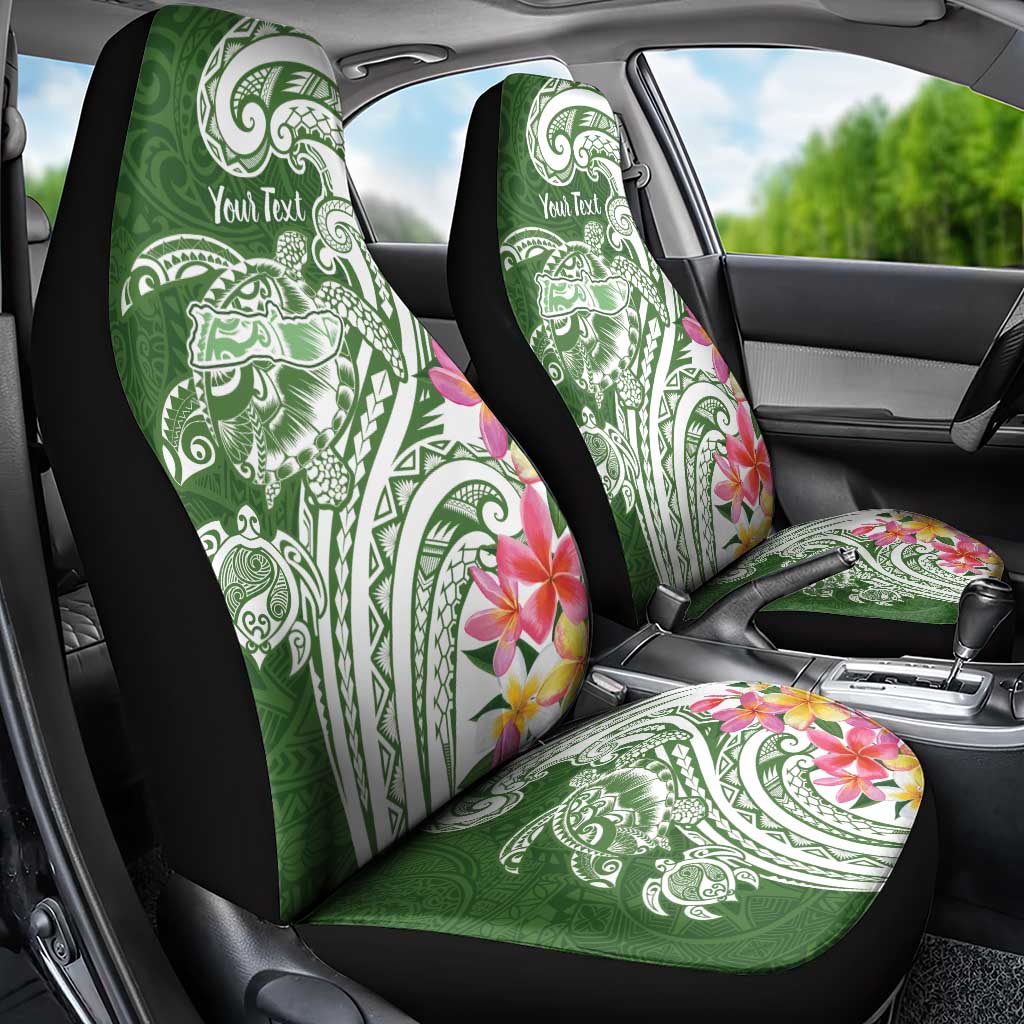 Aloha Molokai Island Personalized Car Seat Cover Sage Dreamy Turtle