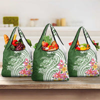 Aloha Molokai Island Personalized Grocery Bag Sage Dreamy Turtle LT7 3-pack One Size Sage Green - Polynesian Pride
