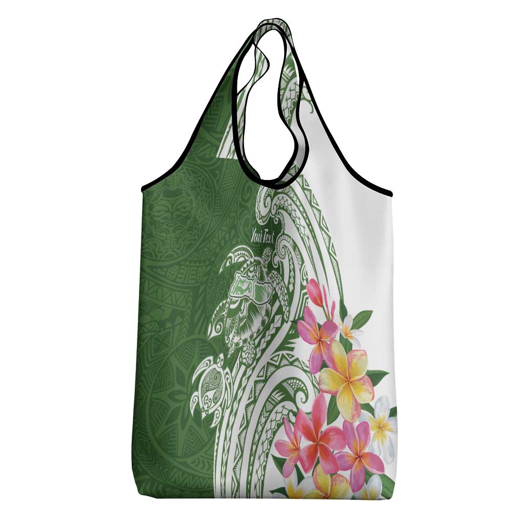 Aloha Molokai Island Personalized Grocery Bag Sage Dreamy Turtle LT7 - Polynesian Pride