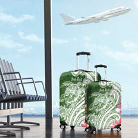 Aloha Molokai Island Personalized Luggage Cover Sage Dreamy Turtle LT7 - Polynesian Pride